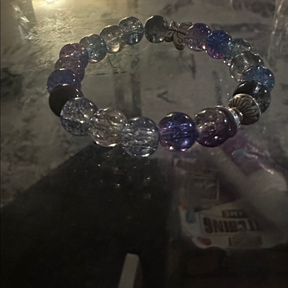 Bracelets made with glass beads